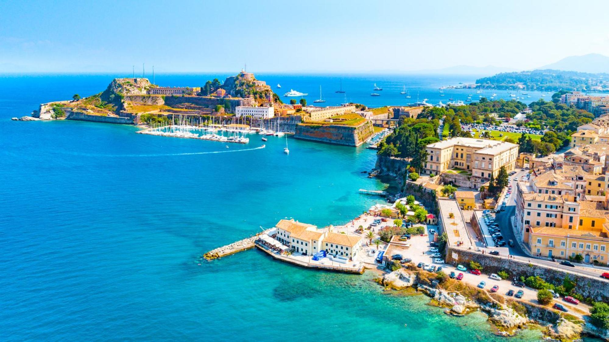 Corfu Seaty Apartment Potamós Eksteriør billede